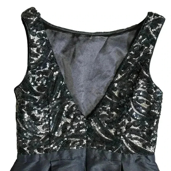 Monique Lhuillier A-Line Lace Pattern Mini Dress size 8 - Picture 6 of 9